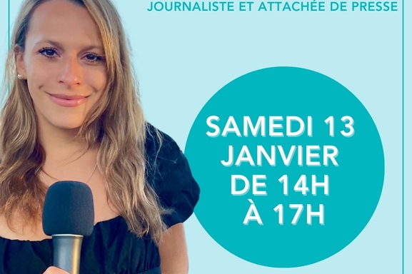 Masterclass : Comment se professionnaliser dans la musique avec Claudia Ben, journaliste et attachée de presse, le samedi 13 janvier à 14h