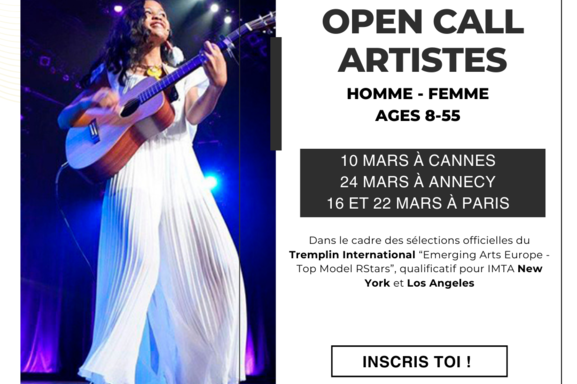 Participez au Tremplin International "Révélation des Étoiles - Emerging Arts Europe - IFCA »  à Cannes, et rencontrez des agents et producteurs, décrochez des bourses et des contrats en Europe et aux États-Unis !