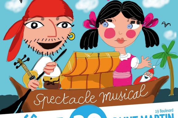 Vous êtes invites au spectacle musical Le Pirate et la Poupée!