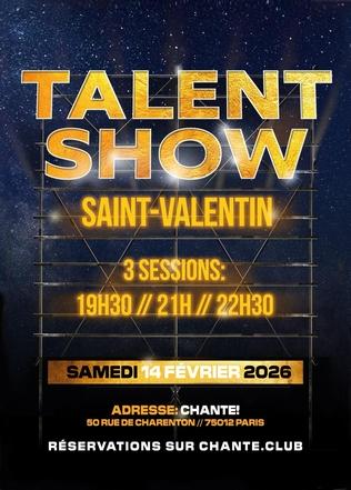 Un Talent Show d’humour pour la Saint-Valentin chez Chante !