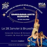 Participez au Tremplin Européen "Révélation des Étoiles - Emerging Arts Europe" au Forum International des arts et de la création, rencontrez des professionnels, agents et producteurs, décrochez des bourses et des contrats en Europe et aux États-Unis !