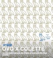 Drake était chez Colette à Paris pour présenter sa collection de vêtements