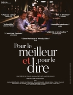 Jeu-concours : Tentez de remporter vos places pour la reprise de la pièce à succès “Pour le meilleur et pour le dire” au Café de la Gare