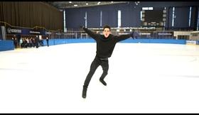 Jérémie's ice performance on Black Coast  - Trndsttr feat. M. Maggie (Lucian Remix)