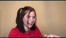 Crazy girl, self recording acting clip