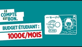 Budget étudiant : comment bien vivre avec 1000€/mois ? #LeCompteEstBon | Crédit Agricole