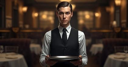 Casting homme serveur de tout âge pour silhouette dans film