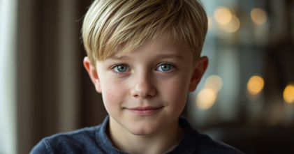 Casting enfant garçon blond aux yeux bleus pour silhouette dans tournage Netflix