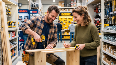 Casting homme et femme entre 30 et 50 ans pour shooting photo pour une marque de bricolage