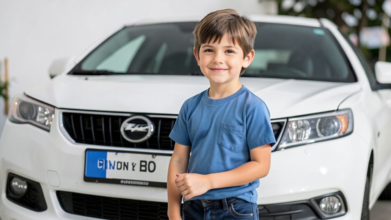 Casting enfant garçon entre 5 et 9 ans pour shooting photo avec une marque de voitures