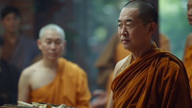 Casting vrai moine et moniale bouddhiste pour figuration dans téléfilm