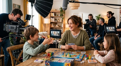 Casting comédienne entre 35 et 45 ans pour tournage publicité pour un studio de jeux de société