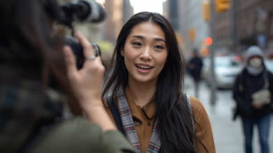 Casting femme de 18 ans et plus pour des vidéos micro trottoir pour diverses marques et médias