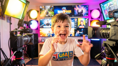 Casting enfant fille ou garçon entre 9 et 14 ans pour tournage vidéo YouTube avec youtubeur