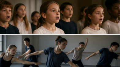 Casting enfants filles et garçons qui savent chanter et danser pour silhouettes dans long métrage cinéma