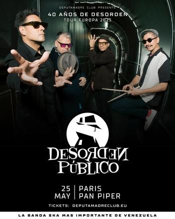 Le légendaire groupe de ska, Desorden Público, arrive à Paris pour fêter ses 40 ans