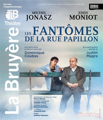 "Les Fantômes de la rue Papillon" un spectacle générationnel entre Michel Jonazs et Eddy Moniot au Théâtre la Bruyère