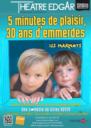 La comédie “5 minutes de plaisir, 30 ans d'emmerdes” va vous faire passer 80 minutes de rire au Théâtre Edgar !