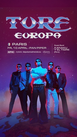 TURF + Kanaku y El Tigre à Paris : gagnez vos places pour le concert du 10 avril au Pan Piper