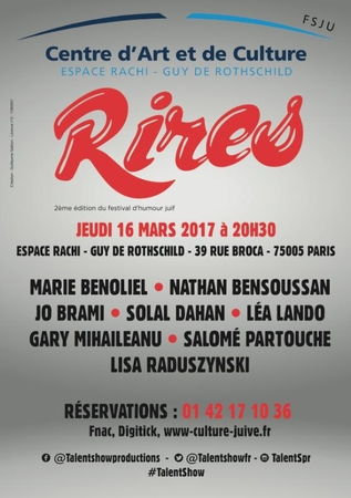 Le Talent Show revient avec Rires, vous êtes invité à assister à ce plateau d'humoristes sur Casting.fr