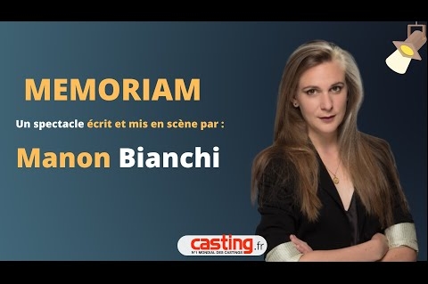MEMORIAM, un spectacle de écrit et mis en scène par Manon BIANCHI