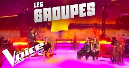 Johnny Hallyday - J'oublierai ton nom - FG Lucas, Eÿs, Manon et César | The Voice 2025 | Les...