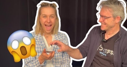 Le magicien Bertrand Gilles nous bluffe (littéralement) avec ce tour de magie !