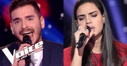 Peter Gabriel & Kate Bush - Don't Give Up | Lorrah Cortesi vs Gabriel | The Voice France...